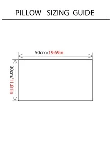 1入組素色紋理靠墊套，家用日常布藝裝飾抱枕套 - 軍綠色 - 查看 3