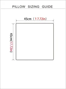 1入組素色紋理靠墊套，家用日常布藝裝飾抱枕套 - 軍綠色 - 查看 4
