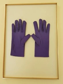 Bộ 1/3/6 găng tay Ascot dài/trung bình/ngắn của D EXCEED, thích hợp cho tiệc trà chiều, họp mặt, tiệc độc thân theo phong cách thập niên 1920, găng tay mỏng, thoáng khí, chống tia UV dành cho nữ, quà tặng cho tiệc Halloween. - Màu tím - Xem 12