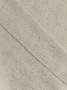 Cortina opaca panel única lisa - Beis - Ver 8