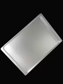 具有天然飾面的鋁合金曲奇/蛋糕烘焙盤 - 銀色 - 查看 3