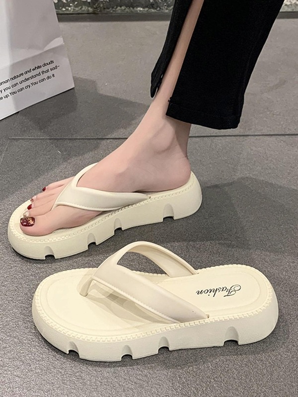 Fashionable Flip Flops For Women, Minimalist Outdoor EVA Slippers