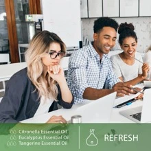 PHATOIL Citronella Essential Oils 100ml/3.38 fl.Oz for Diffusers Humidifier 100% Pure Natural Aromatherapy Massage Bath Sleep Relaxation - 淺藍色 - 查看 4