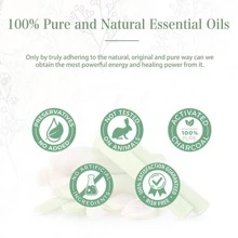PHATOIL Citronella Essential Oils 100ml/3.38 fl.Oz for Diffusers Humidifier 100% Pure Natural Aromatherapy Massage Bath Sleep Relaxation - 淺藍色 - 查看 6