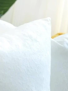 1 Màu Trắng Mờ Đệm Mà Không Cần Chất Độn, Hiện Đại Sợi Hóa Học Trang Trí Ném Gối Cho Phòng Khách Và Phòng Ngủ - trắng - Xem 6
