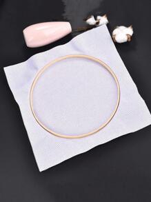 1 vòng thêu tự làm - Màu be - Xem 5