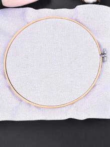1 vòng thêu tự làm - Màu be - Xem 4
