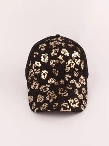 1 chiếc Mũ Trucker Thoáng Khí Thời Trang Cho Nữ Họa Tiết Da Báo Cho Mùa Hè - màu đen - Xem 2