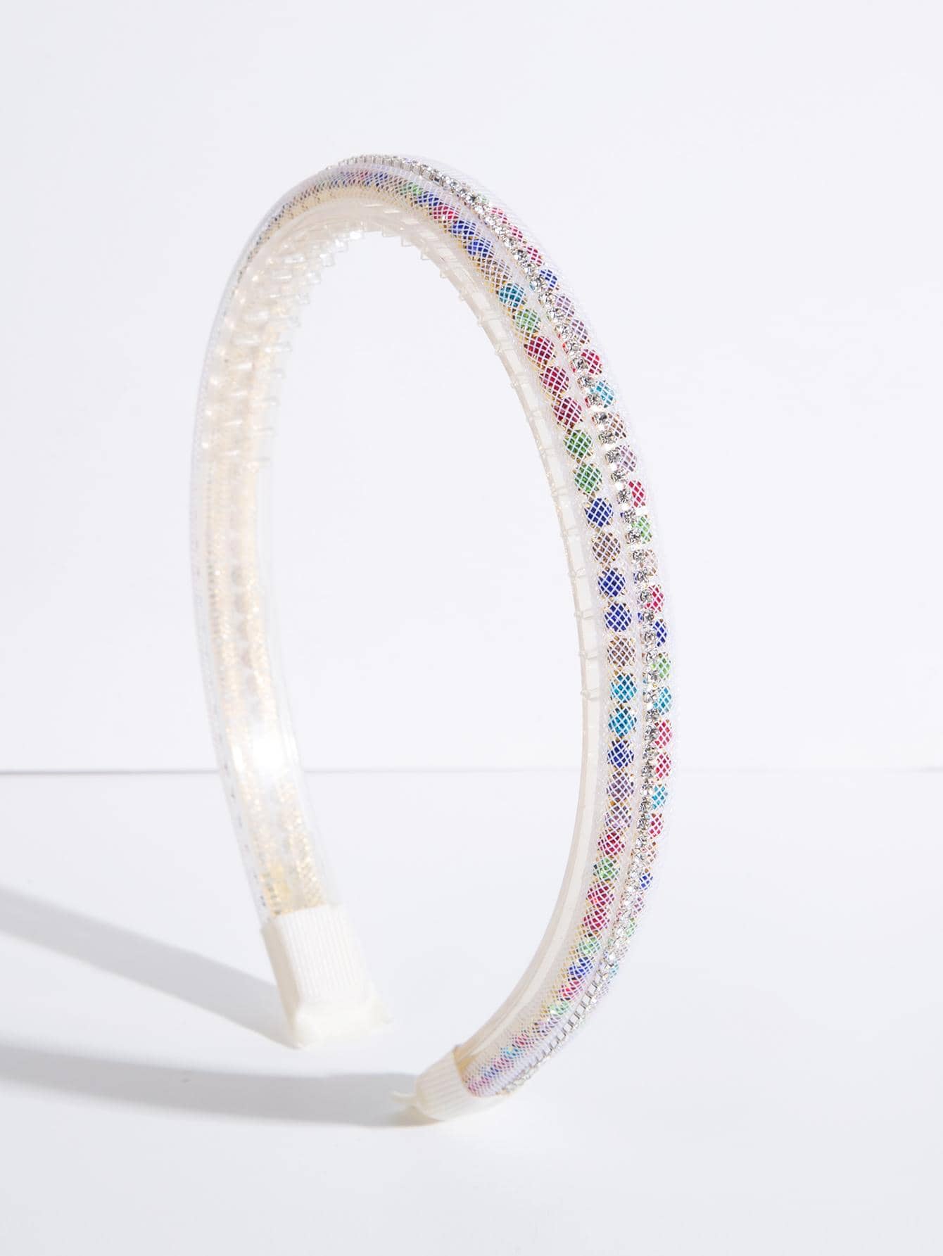 Rhinestone trang trí Headband - Nhiều màu - Xem 1