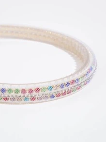 Rhinestone trang trí Headband - Nhiều màu - Xem 3