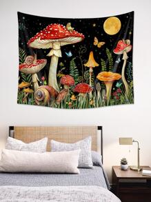 1 Nấm & Họa Tiết Động Vật Thảm Sáng Tạo Vải Nhiều Kích Thước Treo Tường Chăn Cho Trang Trí Tường Nhà - Nhiều màu - Xem 4