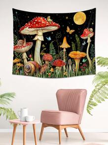 1 Nấm & Họa Tiết Động Vật Thảm Sáng Tạo Vải Nhiều Kích Thước Treo Tường Chăn Cho Trang Trí Tường Nhà - Nhiều màu - Xem 6