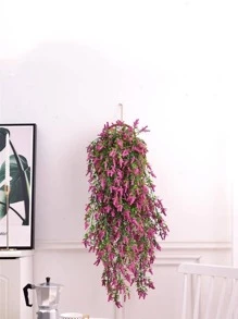 2 Nhân Tạo Hoa Oải Hương Dây Leo, Sáng Tạo Nhựa Đa Năng Nhân Tạo Vòng Hoa Cho Tiệc, Đám Cưới, Gia Đình - trắng - Xem 11