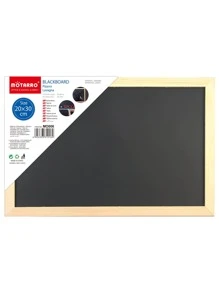 Motarro* 12 X 8 Inches Mini Wall Hanging Black Chalkboard Vintage Non-Magnetic Wooden Frame Chalk Board For School Office Supplies,School Supplies,Back To School
