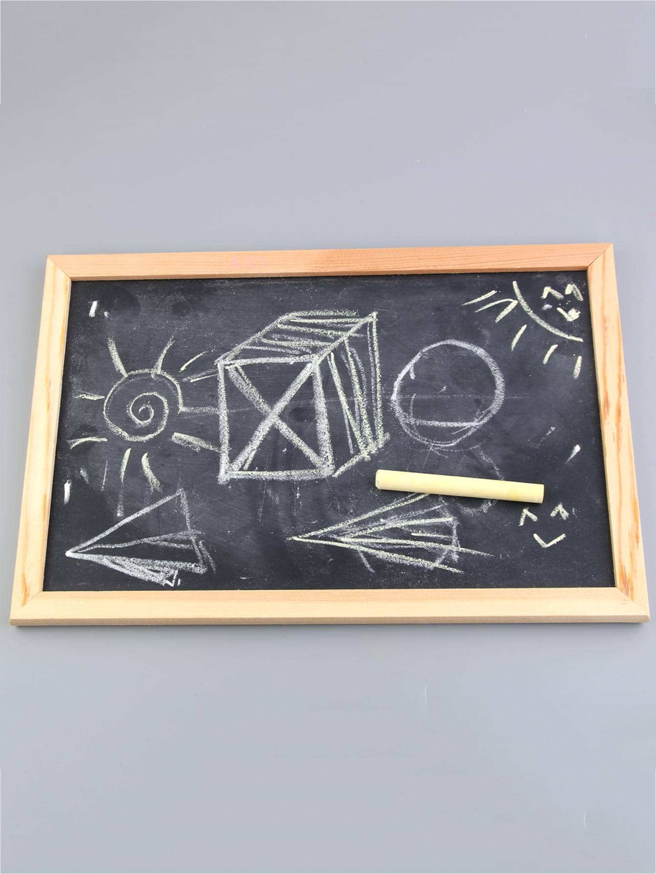 Motarro* 12 X 8 Inches Mini Wall Hanging Black Chalkboard Vintage Non-Magnetic Wooden Frame Chalk Board For School Office Supplies,School Supplies,Back To School