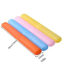 5pcs/set Portable Travel Toothbrush Case Cover Toothbrush Packing Organizer Waterproof Protect Box - Multicolor - View 4