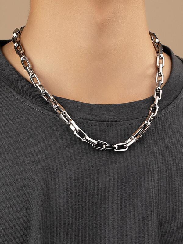 Homme Minimaliste Collier À Chaîne , Pour Bijou Cadeau Et Fête