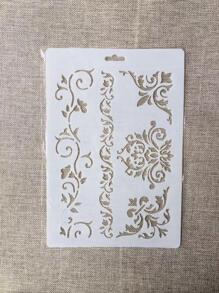 1 Peça Modelo de Pintura de Plástico Branco, Tamanho: 26cm*18cm, Volta às Aulas, Volta às Aulas, Suprimentos Escolares
