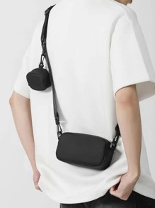 1/3 piezas Accesorio de hebilla para bolso bandolera de cintura para deportes al aire libre, bolso bandolera multifuncional y portátil, adecuado para entusiastas militares, bolso camuflado impermeable, aplicable para ciclismo al aire libre, combate y uso quirúrgico (el negro es solo el bolso de cintura), bolso de trabajo, bolso de trabajo - Negro - Ver 2