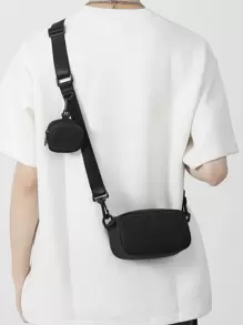 1/3 piezas Accesorio de hebilla para bolso bandolera de cintura para deportes al aire libre, bolso bandolera multifuncional y portátil, adecuado para entusiastas militares, bolso camuflado impermeable, aplicable para ciclismo al aire libre, combate y uso quirúrgico (el negro es solo el bolso de cintura), bolso de trabajo, bolso de trabajo - Negro - Ver 3