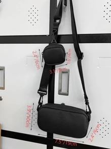 1/3 piezas Accesorio de hebilla para bolso bandolera de cintura para deportes al aire libre, bolso bandolera multifuncional y portátil, adecuado para entusiastas militares, bolso camuflado impermeable, aplicable para ciclismo al aire libre, combate y uso quirúrgico (el negro es solo el bolso de cintura), bolso de trabajo, bolso de trabajo - Negro - Ver 4