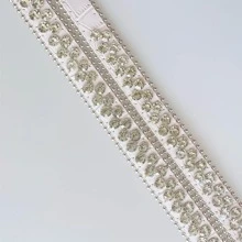 1pc Women Rhinestone Decor Luxury Y2K Belt For Summer - White - View 3