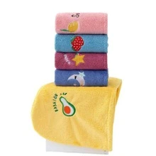 1pc Fruit Embroidery Hair Drying Cap - Pink - View 5