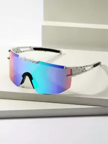 POLASUP 1 Cặp Nam Hai Tông Màu Một Mảnh Thiết Kế Hình Học Chống Trượt Sáng Tạo Kính Thời Trang Cho Thể Thao Mùa Hè Đi Xe Đạp Nam Và Nữ Cùng Phong Cách - Nhiều màu - Xem 3