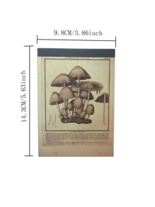 60 chiếc Giấy Chất liệu họa tiết hình nấm, Giấy thủ công trang trí đa năng cổ điển cho nghề thủ công DIY, tài khoản cầm tay - Nhiều màu - Xem 5