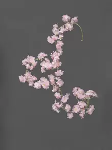 1 Peça Videira de Flor Artificial de Cor Sólida, Guirlanda de Flor Artificial Multiuso Criativa de Poliéster para Festa, Casamento, Casa, Dia dos Namorados, Presente