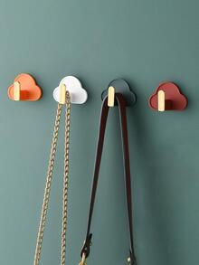 4入組雲朵形狀牆面掛鉤 - 彩色 - 查看 2