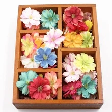 30 Chiếc Phối Màu Nhân Tạo Đầu Hoa Sáng Tạo Sợi Đa Năng Mô Phỏng Đầu Hoa Trang Trí Đám Cưới, DIY - Nhiều màu - Xem 4