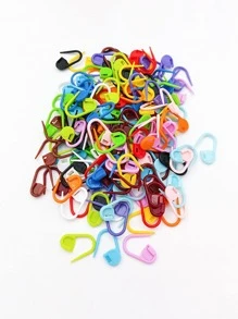 50pcs Mixed Color Plastic Knitting Stitch Counter - Multicolor - View 7
