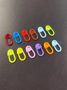 50pcs Mixed Color Plastic Knitting Stitch Counter - Multicolor - View 3