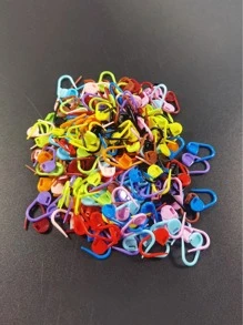 50pcs Mixed Color Plastic Knitting Stitch Counter - Multicolor - View 6