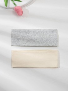2pcs Solid Hair Band - Multicolor - View 1