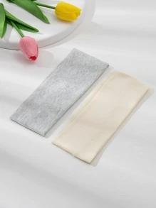 2pcs Solid Hair Band - Multicolor - View 2
