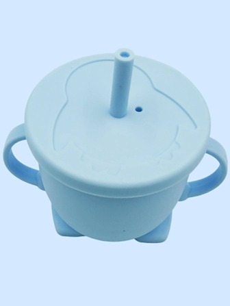 1pc Solid Color Silicone Cup