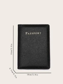 Long Pu Pattern Passport Clip New Multifunctional Passport Bag Travel Multi Card Id Bag Passport Case Passport Holder Passport Cover Passport Wallet for Holiday for Vacation Passport Pouch for Flight for Back to School for Men and Women Travel Essentials Travel Accessories