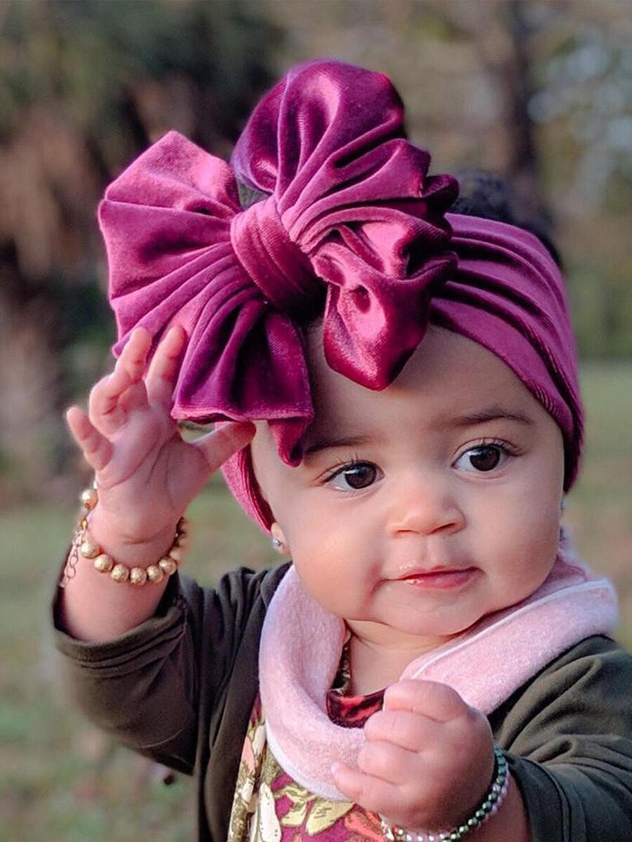 Baby Bow Decor Hair Band Love Valentine