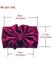 Baby Bow Decor Hair Band Love Valentine