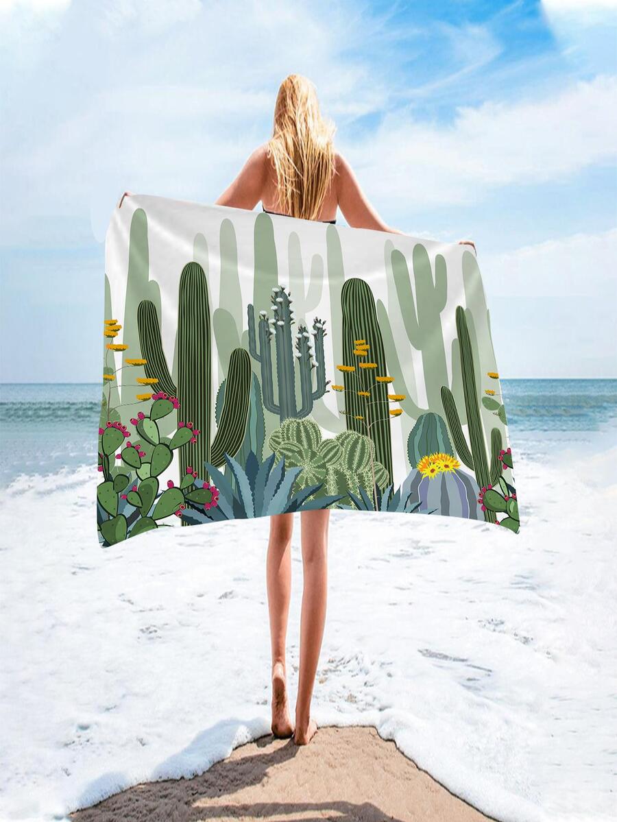 1pc Green Plant Series QuickDrying Beach Towel for Sale Australia New