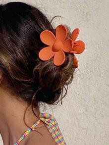 1 cái kẹp tóc hình hoa thời trang cho phụ nữ để trang trí hàng ngày - trái cam - Xem 2
