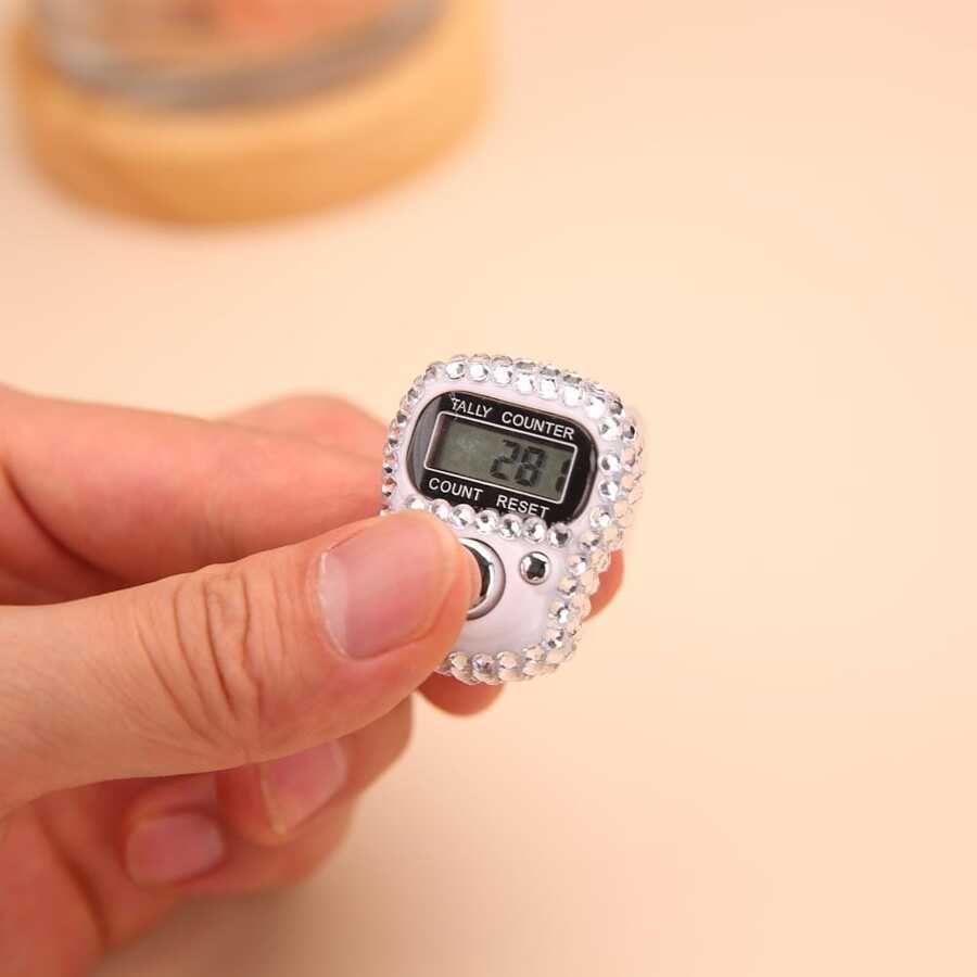 1入組櫃檯，現代水鑽裝飾環設計5位數字櫃檯家用