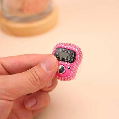 1入組櫃檯，現代水鑽裝飾環設計5位數字櫃檯家用