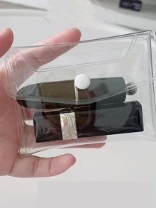 Túi Đựng Mỹ Phẩm Trong Suốt PVC Nữ Trong Suốt Trang Điểm Túi Làm Đẹp Ốp Lưng Du Lịch Trang Điểm Lưu Trữ Đồ Tắm Vệ Sinh Túi Rửa - Trong sáng - Xem 2