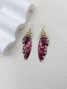 2 cái/bộ Bông tai hình cánh bướm - hình ảnh chính - Xem 1