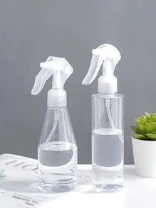 1pc Clear Plastic Spray Bottle - Clear - View 2