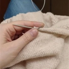 1skein Sợi trơn DIY - Hồng - Xem 7