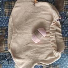 1skein Sợi trơn DIY - Hồng - Xem 8